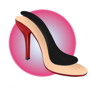 Innleggssåler for høyhælte sko