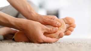 Massasje på diabetesfot